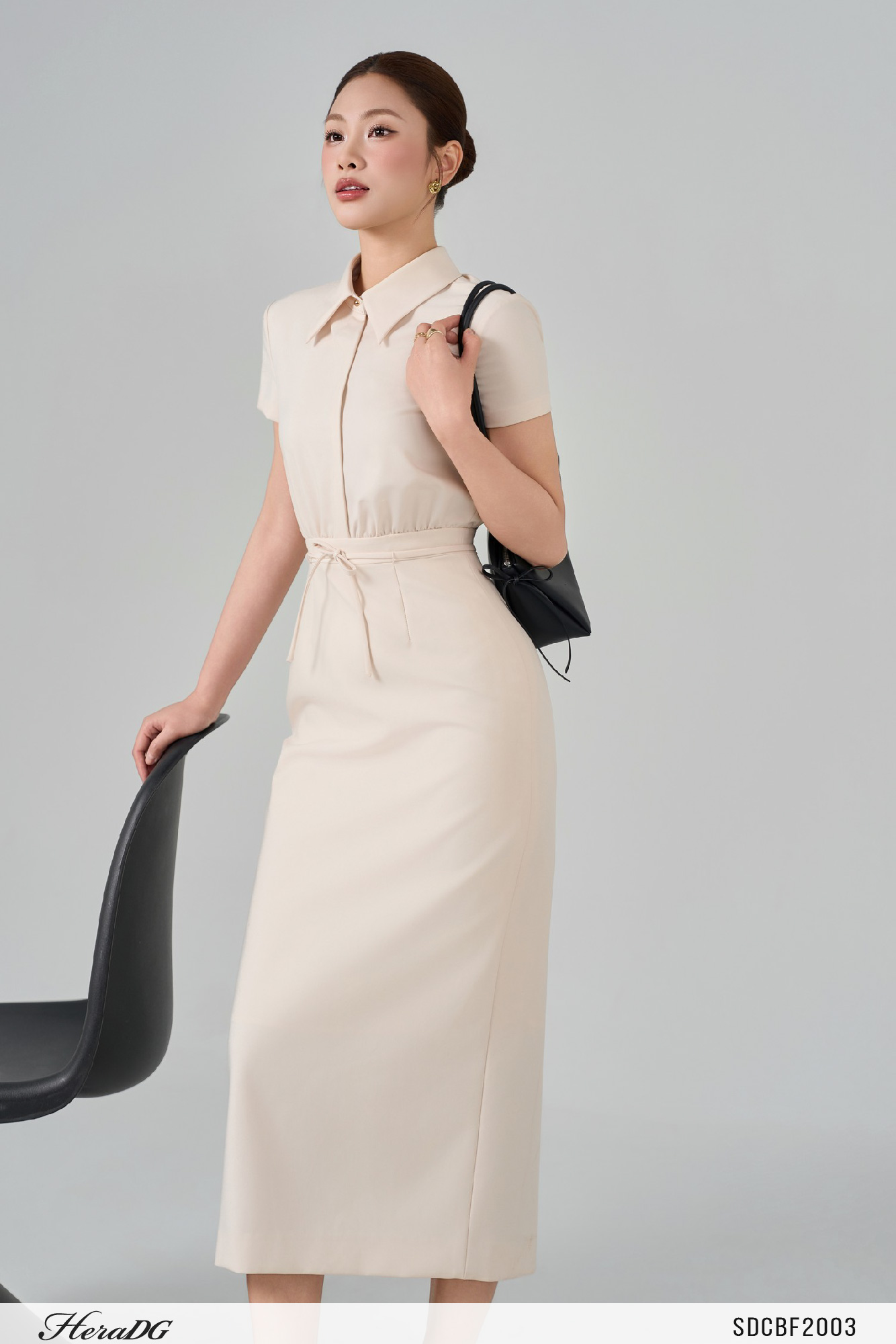 Ảnh của Đầm giả set vai xếp chờm